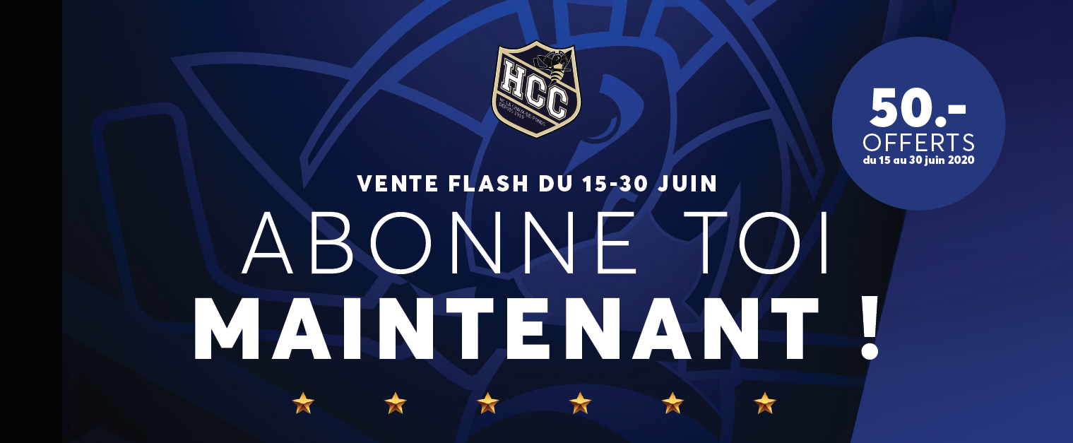 Campagne abonnements 2020-21 - Vente flash