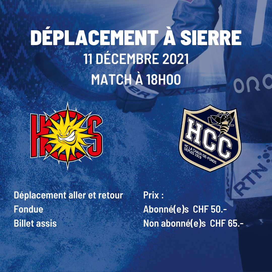 déplacement à sierre